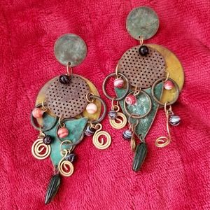90's fashion earrings